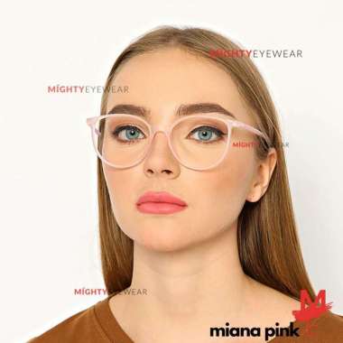 Kacamata Anti Radiasi Photocromic Bluechromic Blueray Miana Pink + BLUERAY