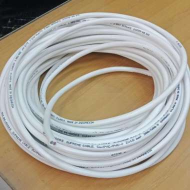 Kabel Serabut nymhy 2x1,5 (putih) supreme - Meteran