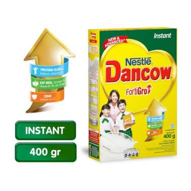 Promo Harga Dancow FortiGro Susu Bubuk Instant Cokelat 400 gr - Blibli