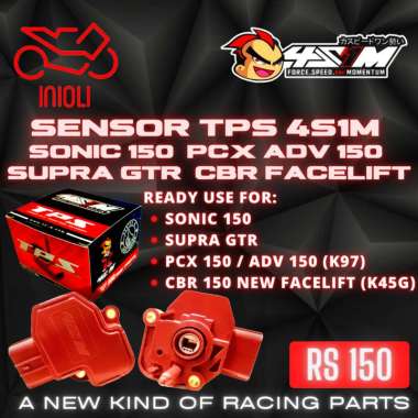 TPS SENSOR 4S1M HONDA SONIC 150 PCX LOKAL 150 ADV 150 CBR 150 FACELIFT SUPRA GTR K97 K45G RS 150