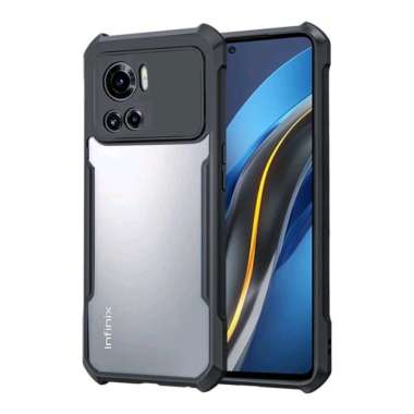 Promo Case Transparan Infinix Note 12 VIP 2022 Softcase Clear Back Cover Infinix Note 12 VIP Hitam