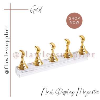 Magnetic Nail Holder Practice Display Stand Acrylic Crystal / Magnetic Sucker Practice Nail Art / Na