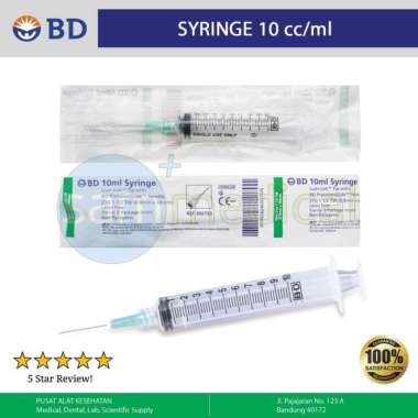 BD Spuit/ suntikan/ syiringe 10 cc/ml PER 10 PCS