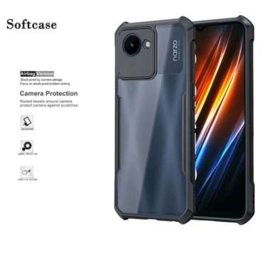 Promo Case Transparan Realme Narzo 50i Prime Softcase Clear Back Cover Narzo 50i Prime Hitam