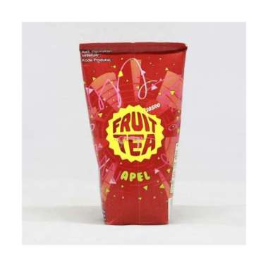 Minuman fruit tea Sosro rasa apel minuman segar dan nikmat