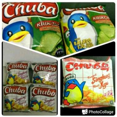 CHUBA Keripik singkong isi 20 pcs rasa keju balado atau balado ijo Balado Ijo