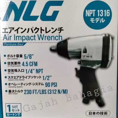 NLG Air impact 1/2 inch Mesin buka pasang baut roda motor mobil angin