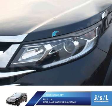 JSL Garnish Lampu Depan for BRV Head Lamp Garnish blacktivo
