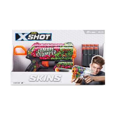 Mainan Blaster XSHOT-SKINS-FLUX-Zombie Stomper 136516