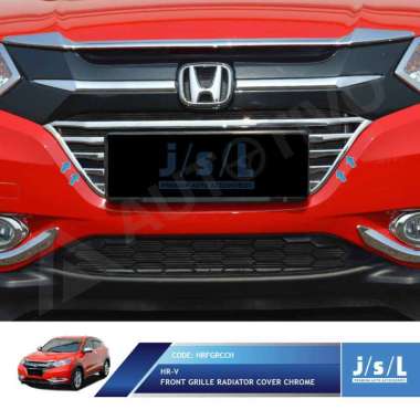 JSL Lis Grill Radiator Aksesories Body Mobil for HRV CHROME