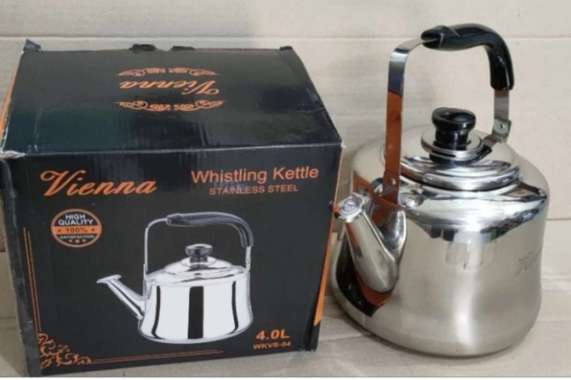 Teko ceret bunyi / whistling kettle Vienna / Teko pemanas air / Teko siul 5 liter