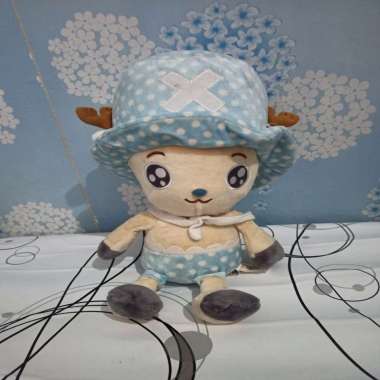 Boneka Karakter Tony Chopper Original Brand One Piece Biru Blue Special Edition Collection Doll Kole