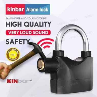 OEM Besi Safety Padlock Gembok Alarm Motor Sepeda for Universal -