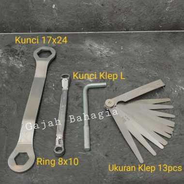 Kunci klep set Kunci setel klep set 4 pcs Paket kunci stel klep set