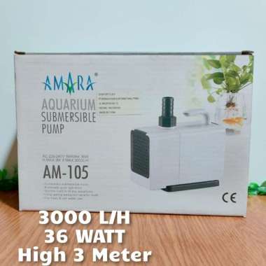 Pompa Air Celup Amara AM 105 Filter Aquarium Kolam Ikan Aquascape 105