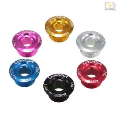 Gold - Lixada Sekrup Crank Bolt Hollow alumunium CNC Import