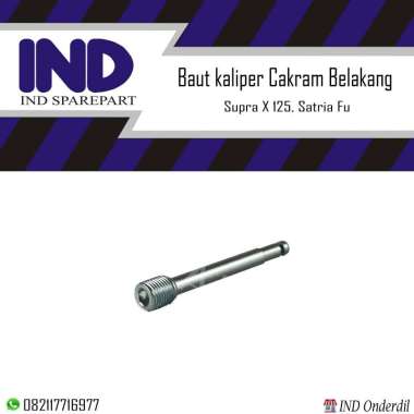IND Onderdil Baut Kaliper Cakram Belakang Supra X 125 & Satria FU