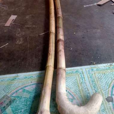 jual tongkat bambu kuning asli unik per buah