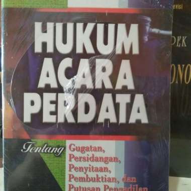 BUKU hukum acara perdata M Yahya Harahap SH