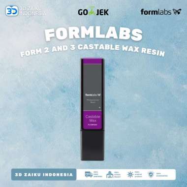 Formlabs Form 2 and 3 Castable Wax Resin for 3D Printing [Original] purple