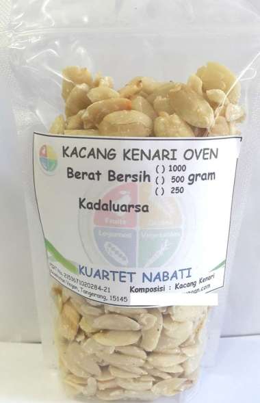 250gr Roasted Kacang Kenari Oven - Panggang - Matang