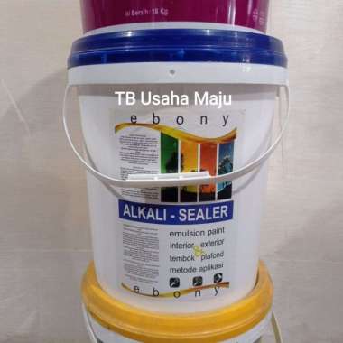 Ebony Sealer Alkali / Cat Dasar Tembok Dinding Interior Eksterior Pail kemasan 25 Kg EKONOMIS Medan