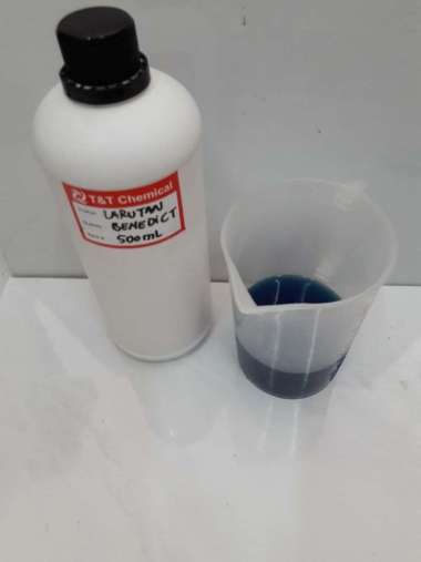 Larutan Benedict / Reagen Benedict / Benedict Reagent 500ml Sesuai foto