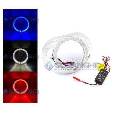Shroud Projector Hella 5 3" Cree Angel Eye LED Projie Hella 7 Putih