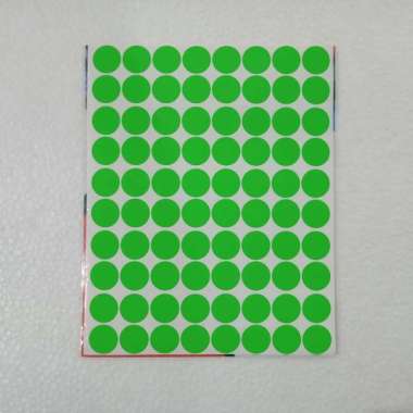 LABEL TOM & JERRY 116 BULAT WARNA | LABEL TOM & JERRY BULAT Hijau