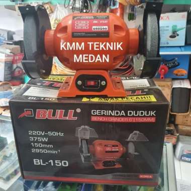 GERINDA DUDUK 6 INCH BULL BL-150 MESIN ASAH 6" BATU AKIK BESI