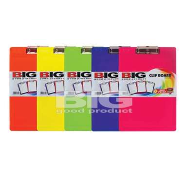 CLIPBOARD/ papan jalan BIG 5003 PLASTIK F4 hijau