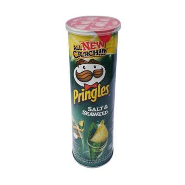 Promo Harga Pringles Potato Crisps Salt & Seaweed 107 gr - Blibli