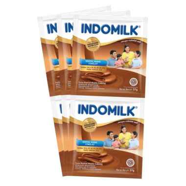 Promo Harga Indomilk Susu Kental Manis Cokelat per 6 sachet 37 gr - Blibli
