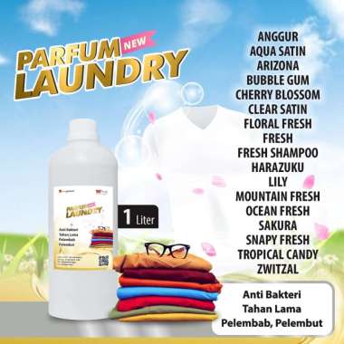 Parfum Laundry Kemasan 1 Liter Botol - Aneka Aroma Wangi Segar Bubble Gum