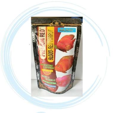 Akari premium red blood parrot pelet ikan parrot 100 gr 2mm