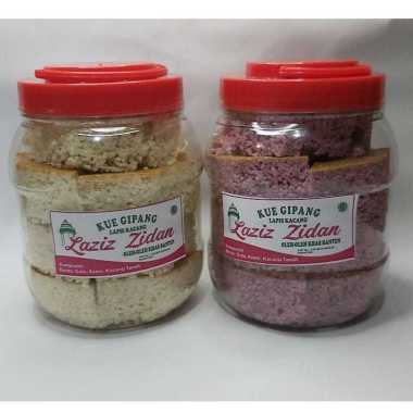 Kue Gipang Lapis Kacang Kemasan Toples UNGU