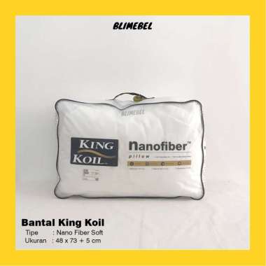 [DISTRIBUTOR RESMI] King Koil Nano Fiber Soft Pillow - Bantal Kingkoil Nanofiber Soft BantalOnly