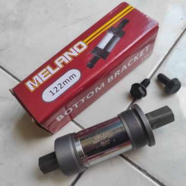 BB MELANO BOTTOM BRACKET AS TENGAH CRANK MODEL KOTAK PANJANG 122MM ATAU 122 MM BEARING