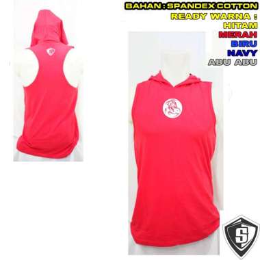 Singlet topi Kupluk Fitness Bull Banteng Workout M