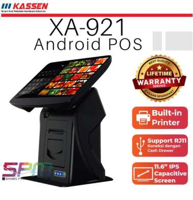 KASSEN XA921 MESIN KASIR POS ANDROID DESKTOP BUILT-IN 58MM PRINTER