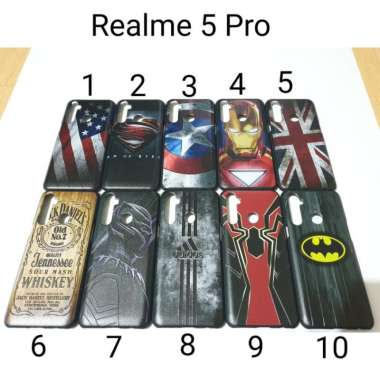 Hardcase Realme 5 Pro back hard case Casing Hardcase Realme 5 Pro Multicolor