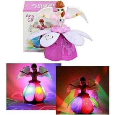 mainan angel girl dancing princess lampu musik let it go dan tari mainan princess
