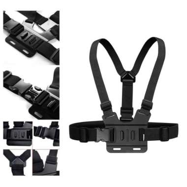Paket Khusus Motovlog Chest Body Strap For Handphone - Paket HP
