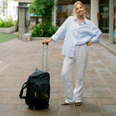 Okiedog Voyager Starlight Black - Diaper Bag Tas Troli