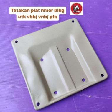 Tatakan plat nomer belakang utk vbb/ vnb / pts