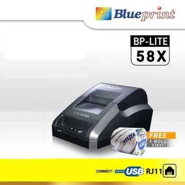BLUEPRINT PRINTER THERMAL PORTABLE BP-LITE58X [USB+RJ11]