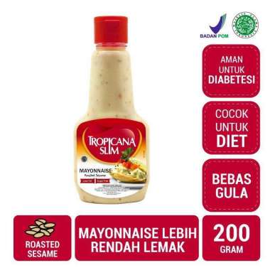 Tropicana Slim MAYONAISE 200gr FREE Sugar dan Lebih Rendah Lemak