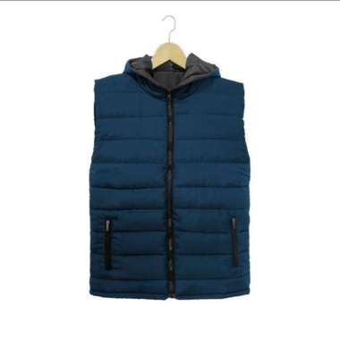 Hoodie Vest Rompi Hoodie XL Navy
