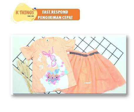 DRESS Tutu Bayi Dress Baby Perempuan Baju Rok Tutu Kado Bayi 0 - 1th Orange