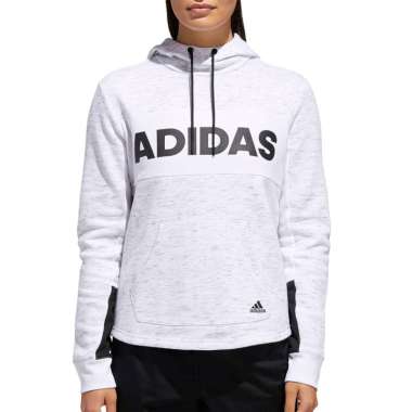 Adidas PG Fleece Hoodie AJ0005|Jaket Olahraga Lari Adidas Wanita Sweatshirt S White